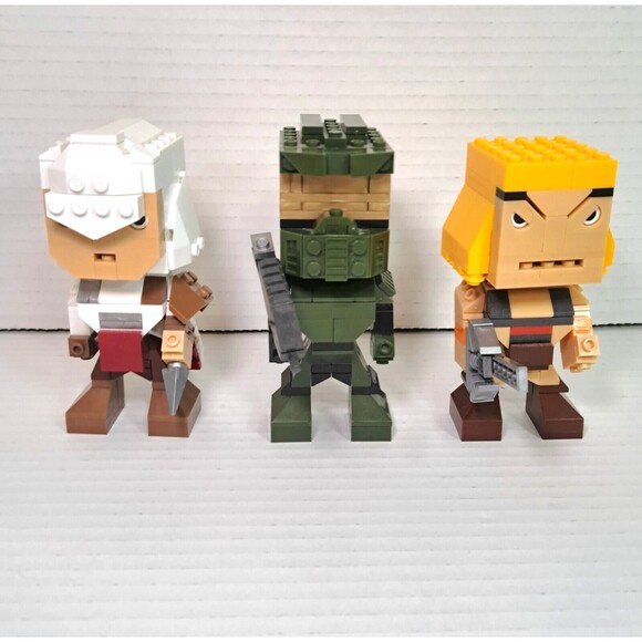 Mega Construx Kubros Lot 3 He-man MOTU Assasin's Creed Ezio Halo Master Chief - Picture 1 of 4